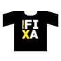 Dětské tričko - FIXA - černé