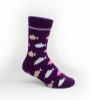 Ponožky rybičky - fialové